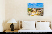 Load image into Gallery viewer, Metal Panel Print, Park Guell In Barcelonspain
